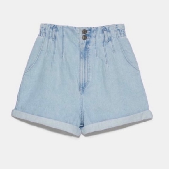 Zara Shorts Denim Light blue jeans - Picture 2 of 15